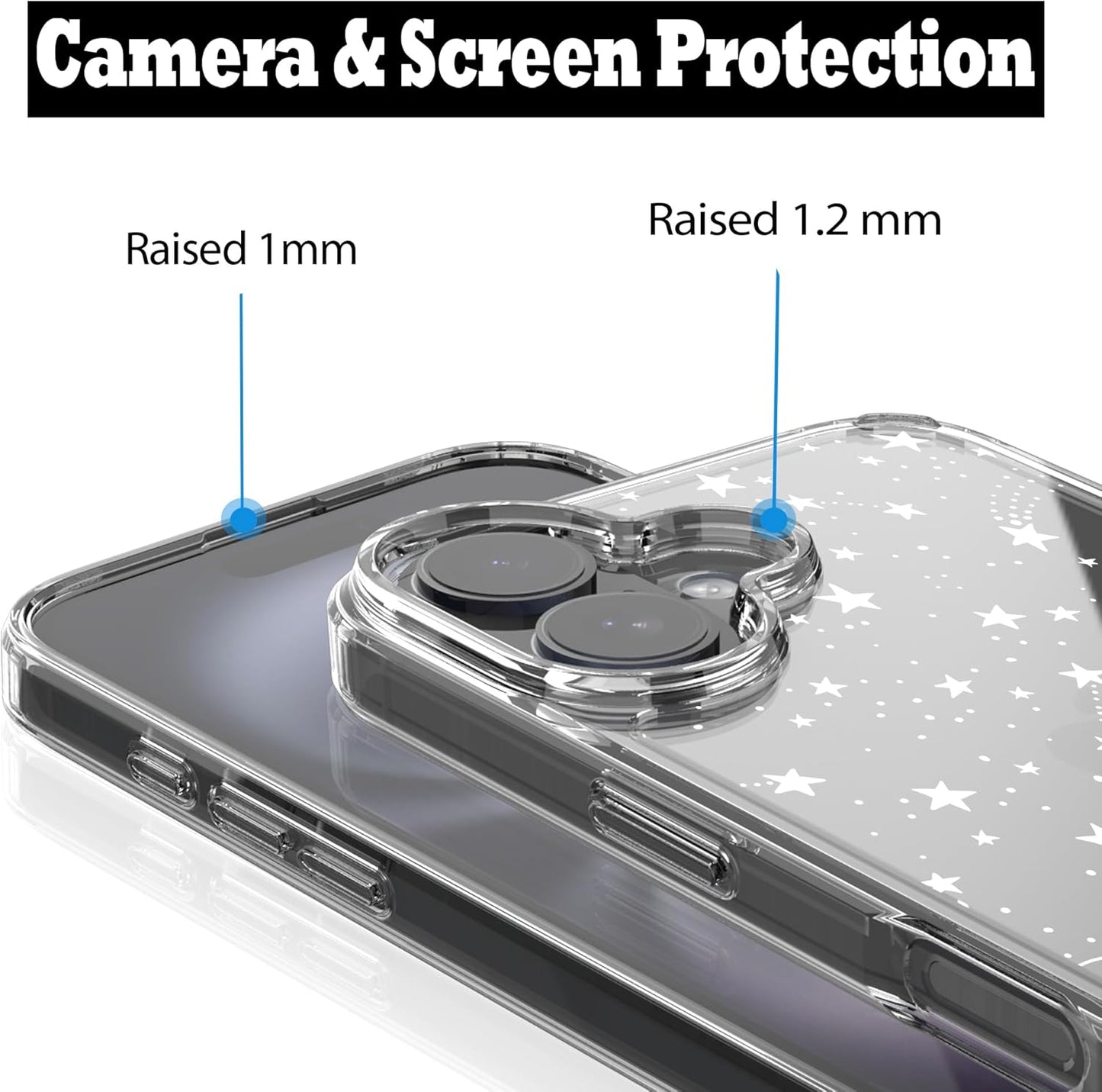 iPhone 16 Case, Anti-Scratch Clear Case - Universe