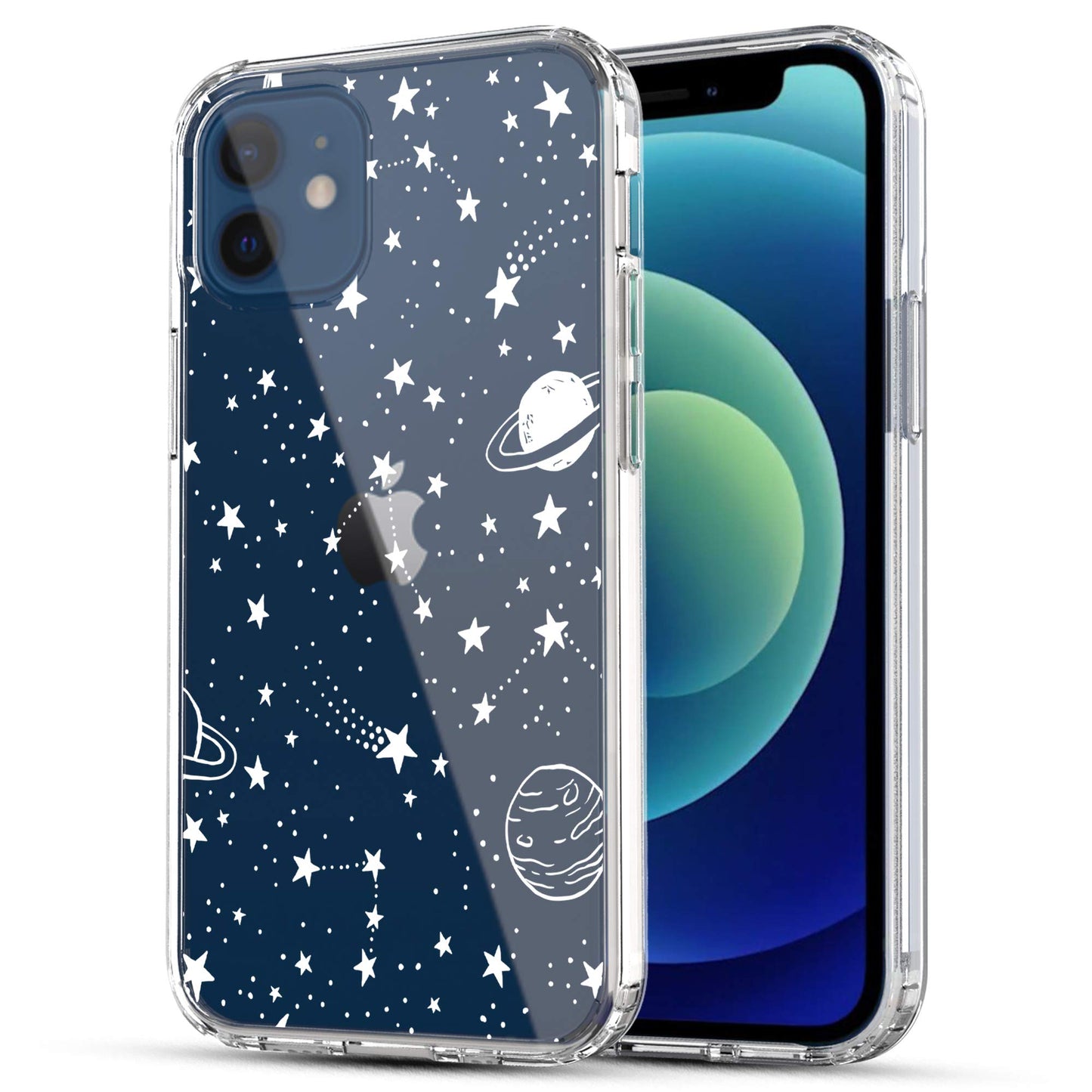 iPhone 12 Mini Case, Anti-Scratch Clear Case - Universe