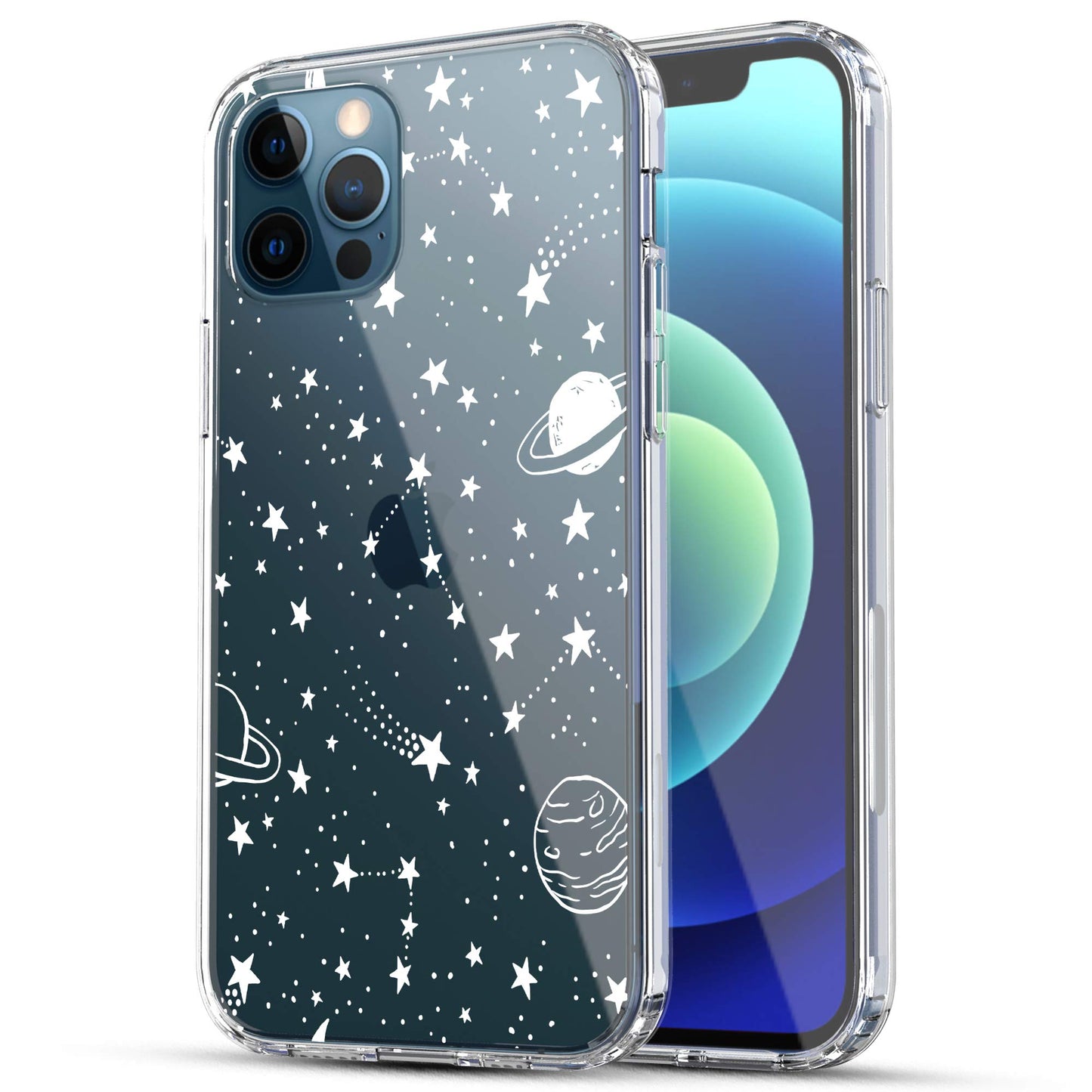 iPhone 12 Pro Max Case, Anti-Scratch Clear Case - Universe