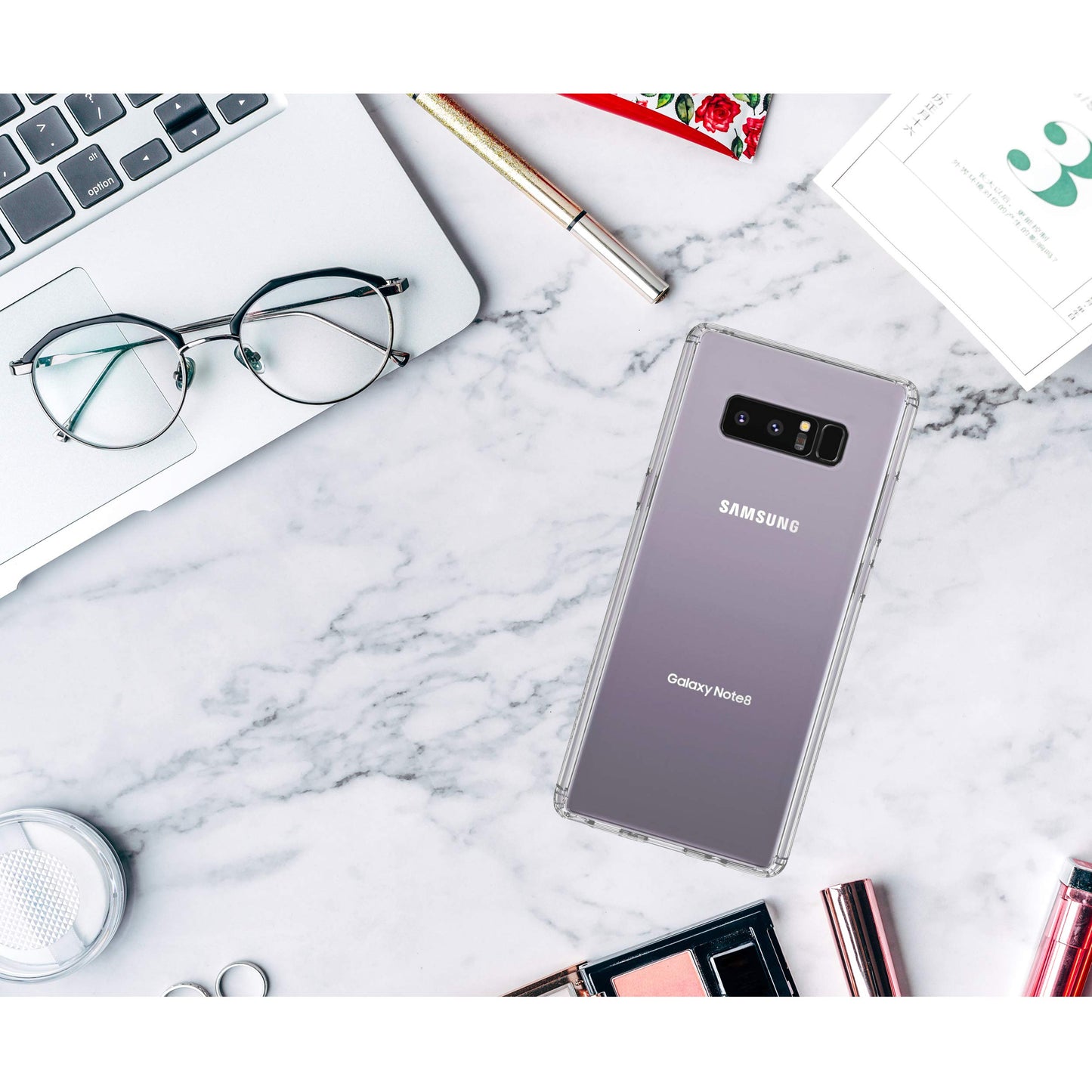 Samsung Galaxy Note 8 Case, Anti-Scratch Clear Case - Crystal Clear