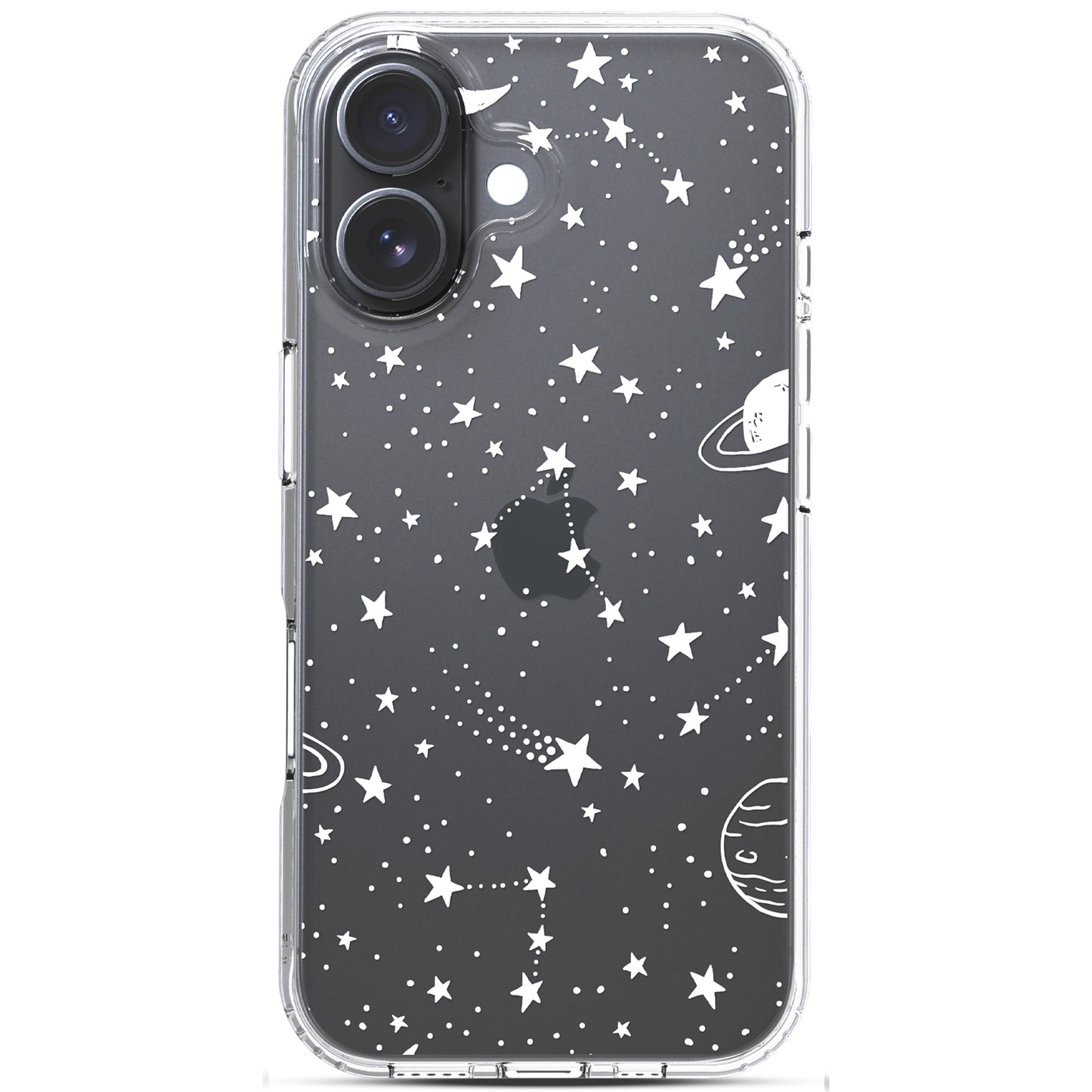 iPhone 16 Plus Case, Anti-Scratch Clear Case - Universe