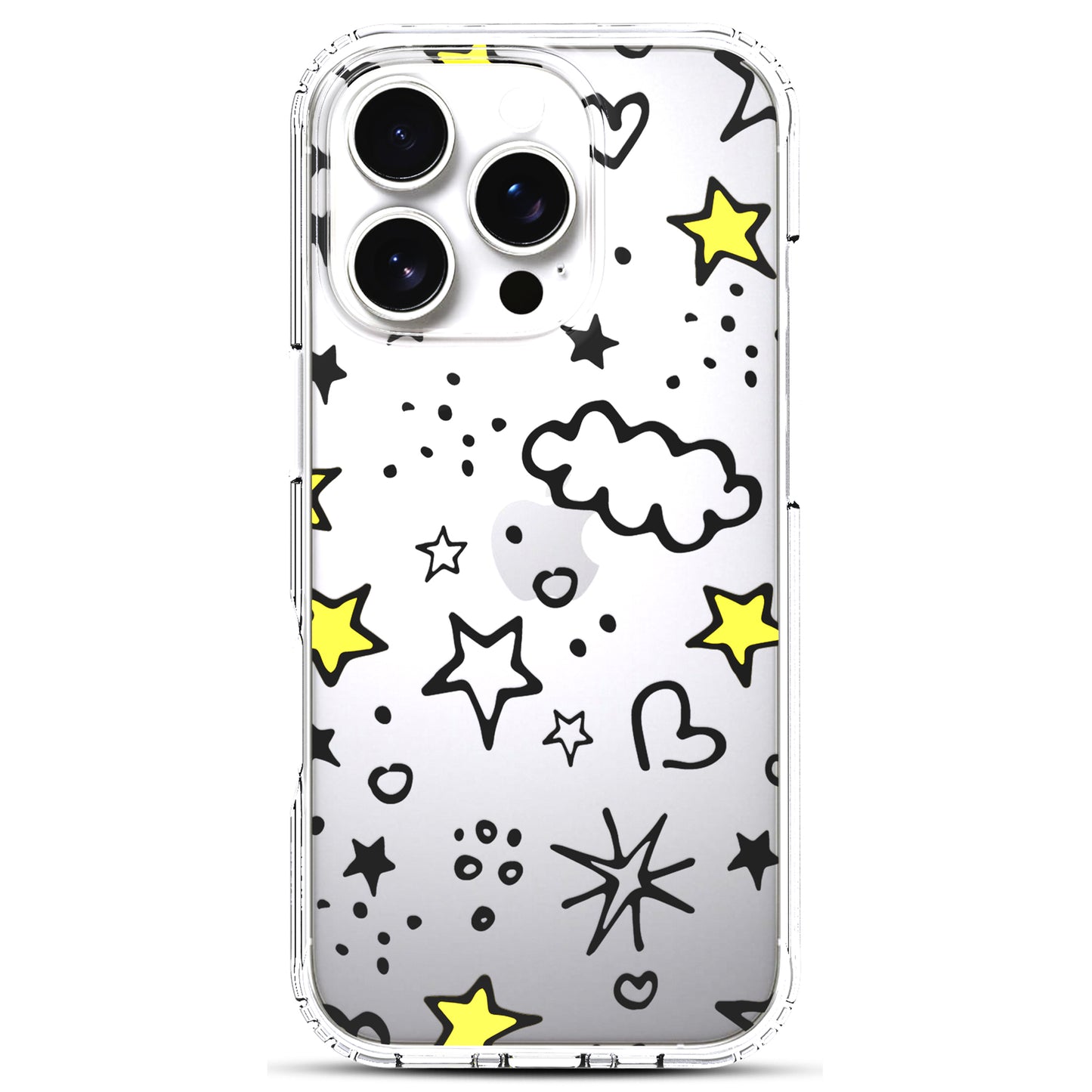 iPhone 16 Pro Max Case, Anti-Scratch Clear Case - Cute Starts