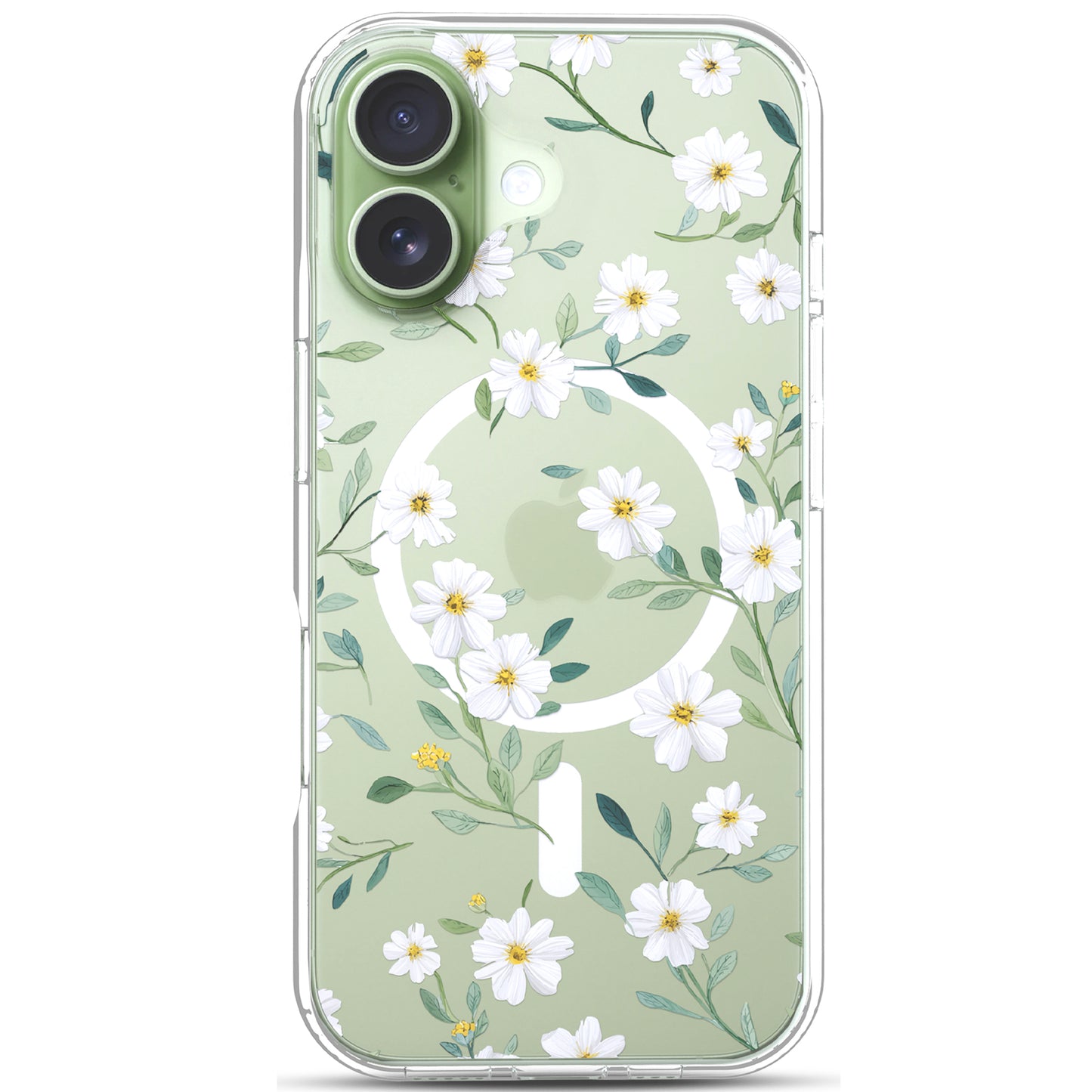 iPhone 17 Case, Anti-Scratch Clear Case - Cute Daisy Flower