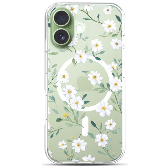 iPhone 17 Case, Anti-Scratch Clear Case - Cute Daisy Flower
