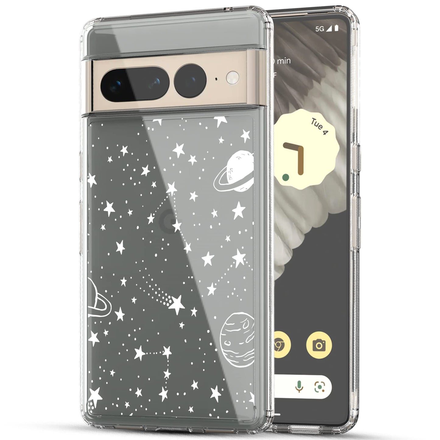 Google Pixel 7 Pro Case, Anti-Scratch Clear Case - Universe