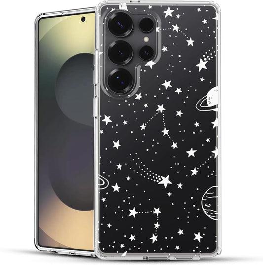 Samsung Galaxy S25 Ultra Case, Anti-Scratch Clear Case with Design - Universe