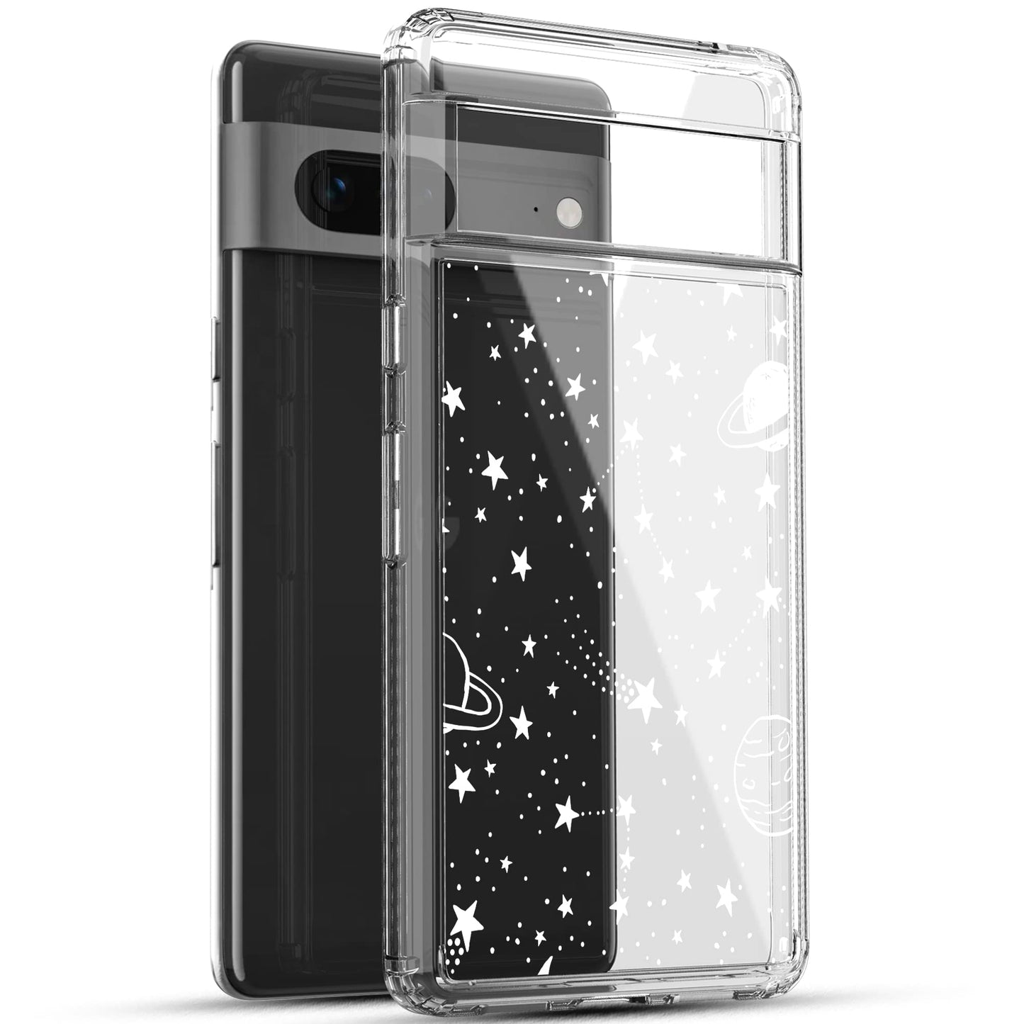 Google Pixel 7 Case, Anti-Scratch Clear Case - Universe