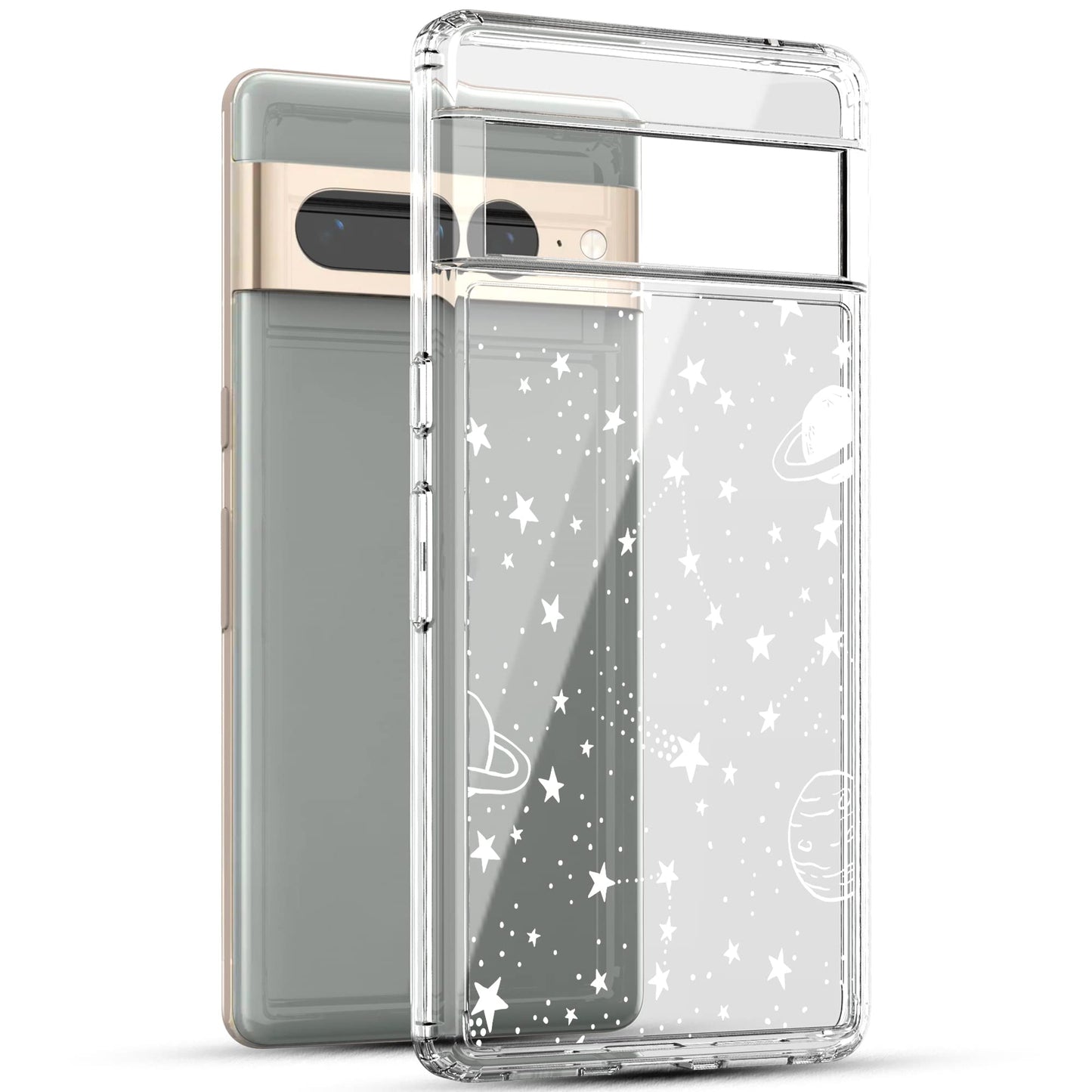 Google Pixel 7 Pro Case, Anti-Scratch Clear Case - Universe