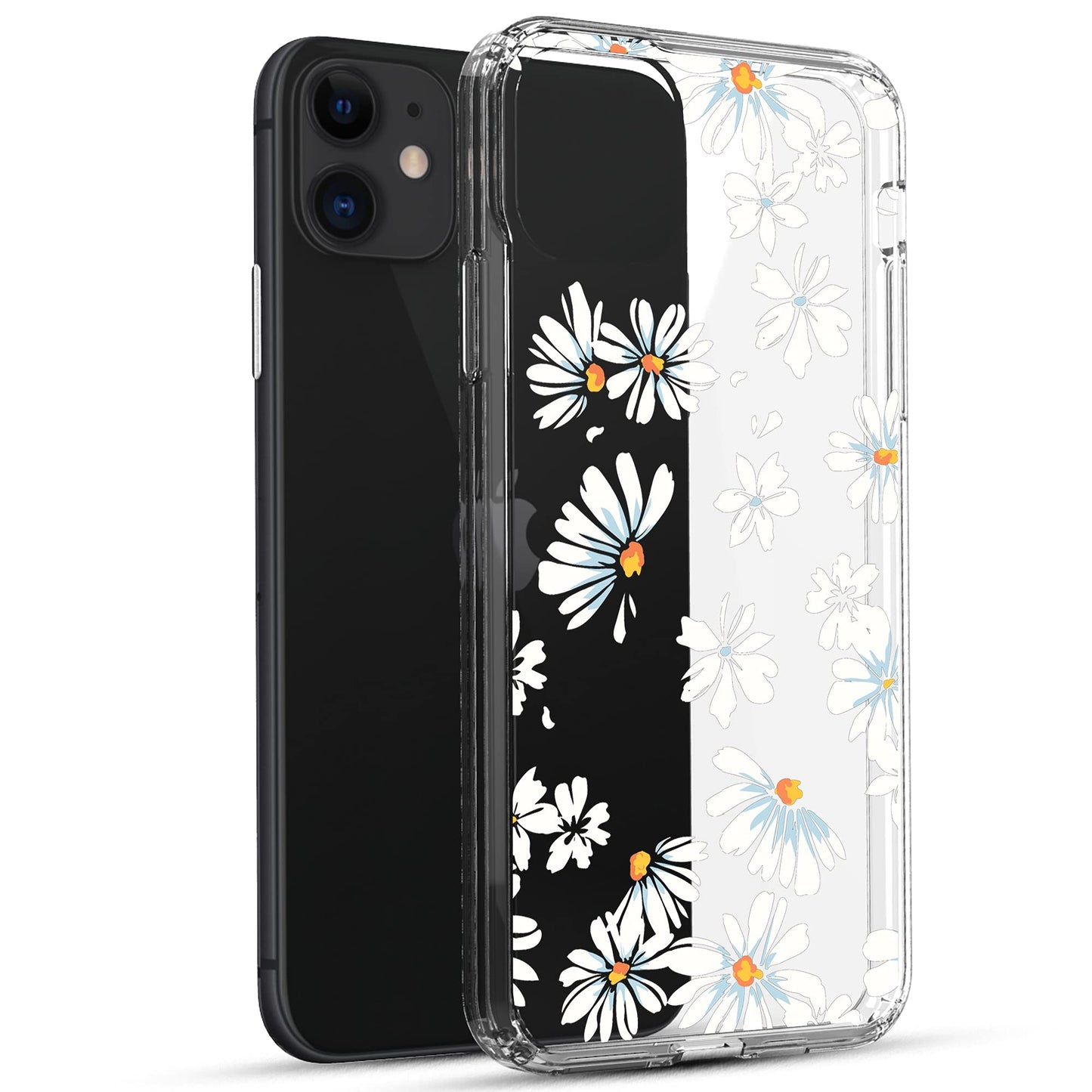 iPhone 11 Case, Anti-Scratch Clear Case - Little Daisy