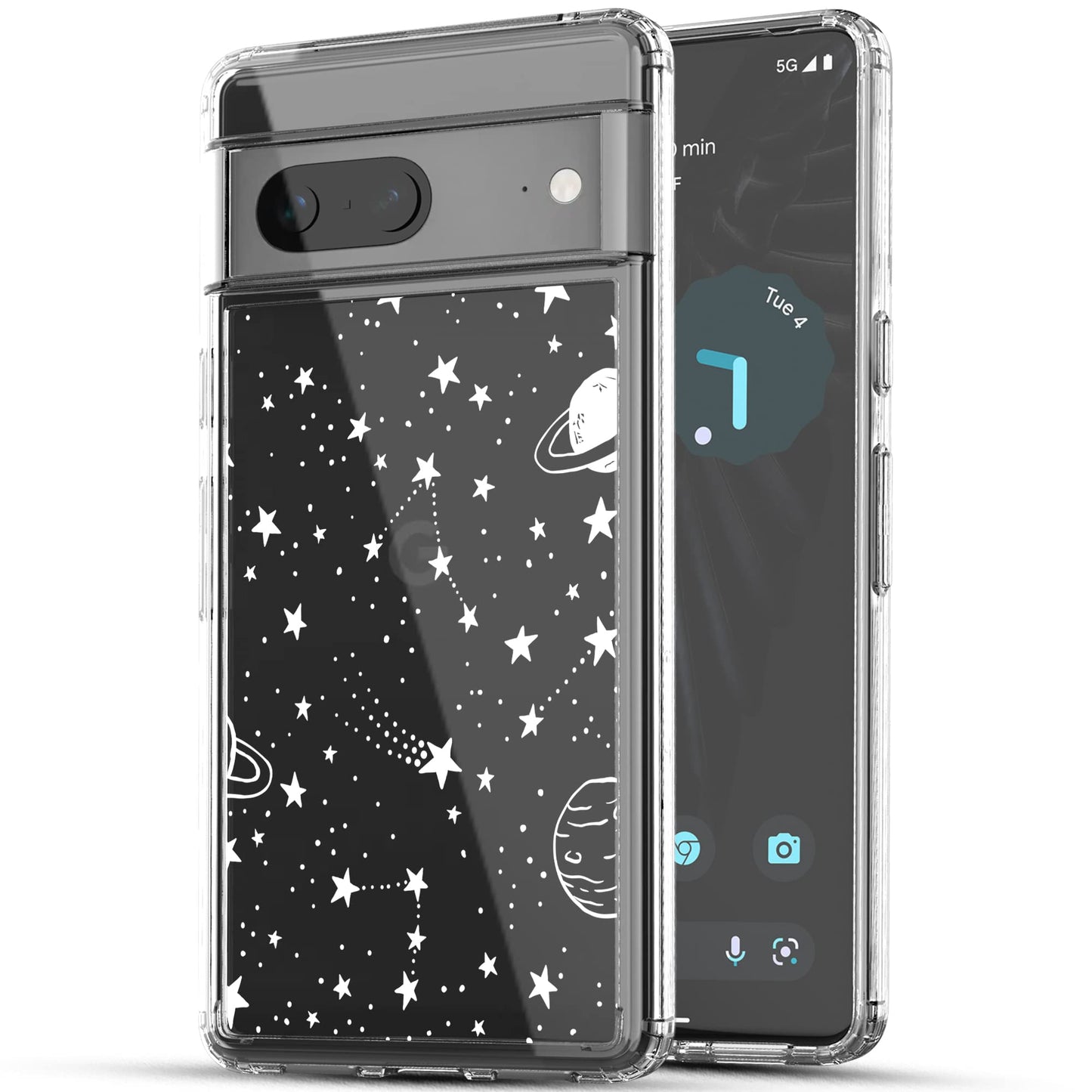 Google Pixel 7 Case, Anti-Scratch Clear Case - Universe