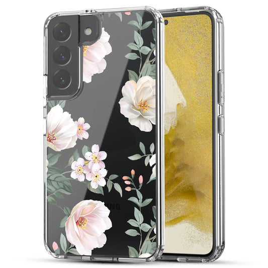 Samsung Galaxy S22 Plus (5G) Case, Anti-Scratch Clear Case - Magnolia Flower