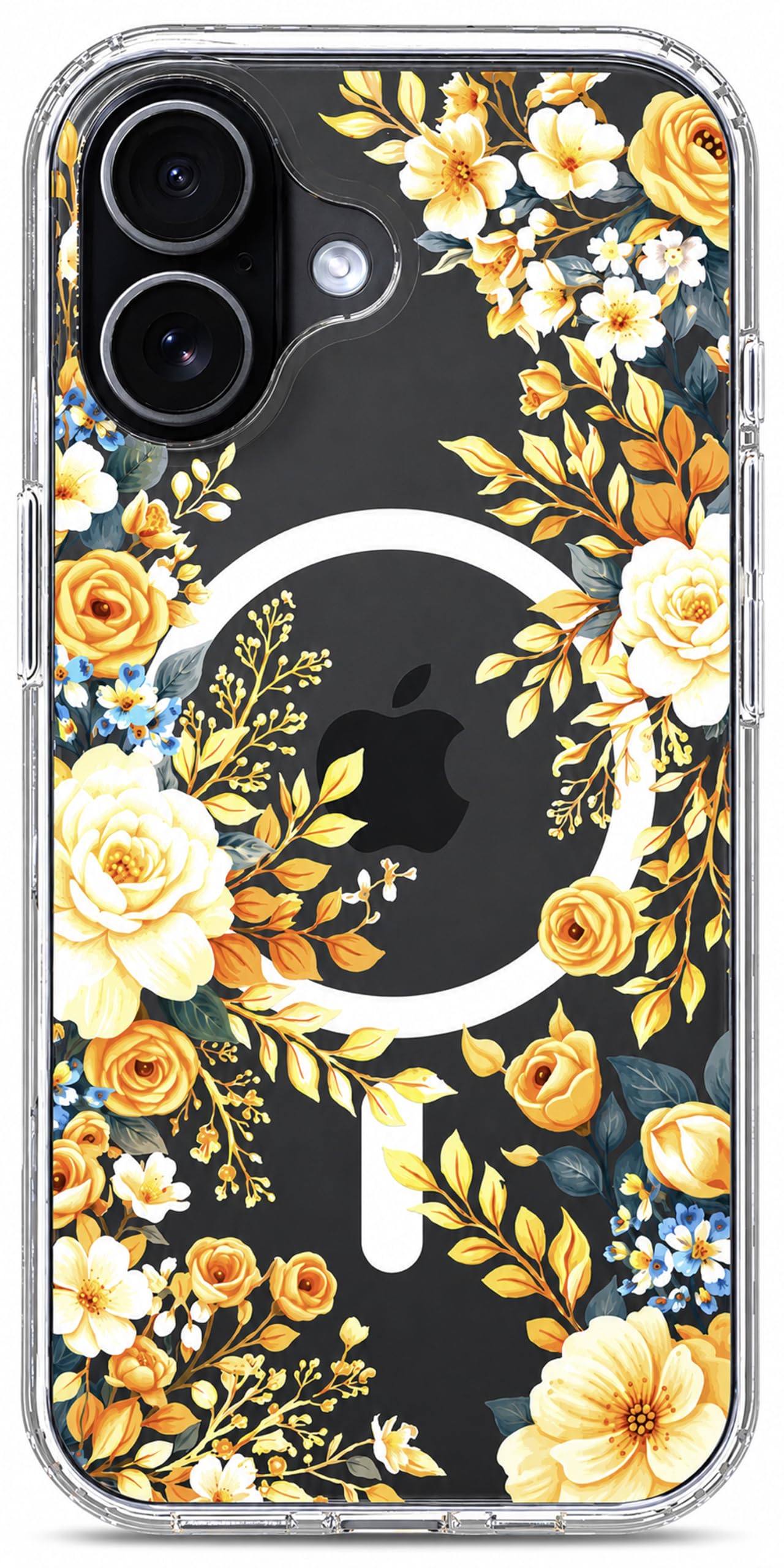 iPhone 17 Case, Anti-Scratch Clear Case - Rose Blossom