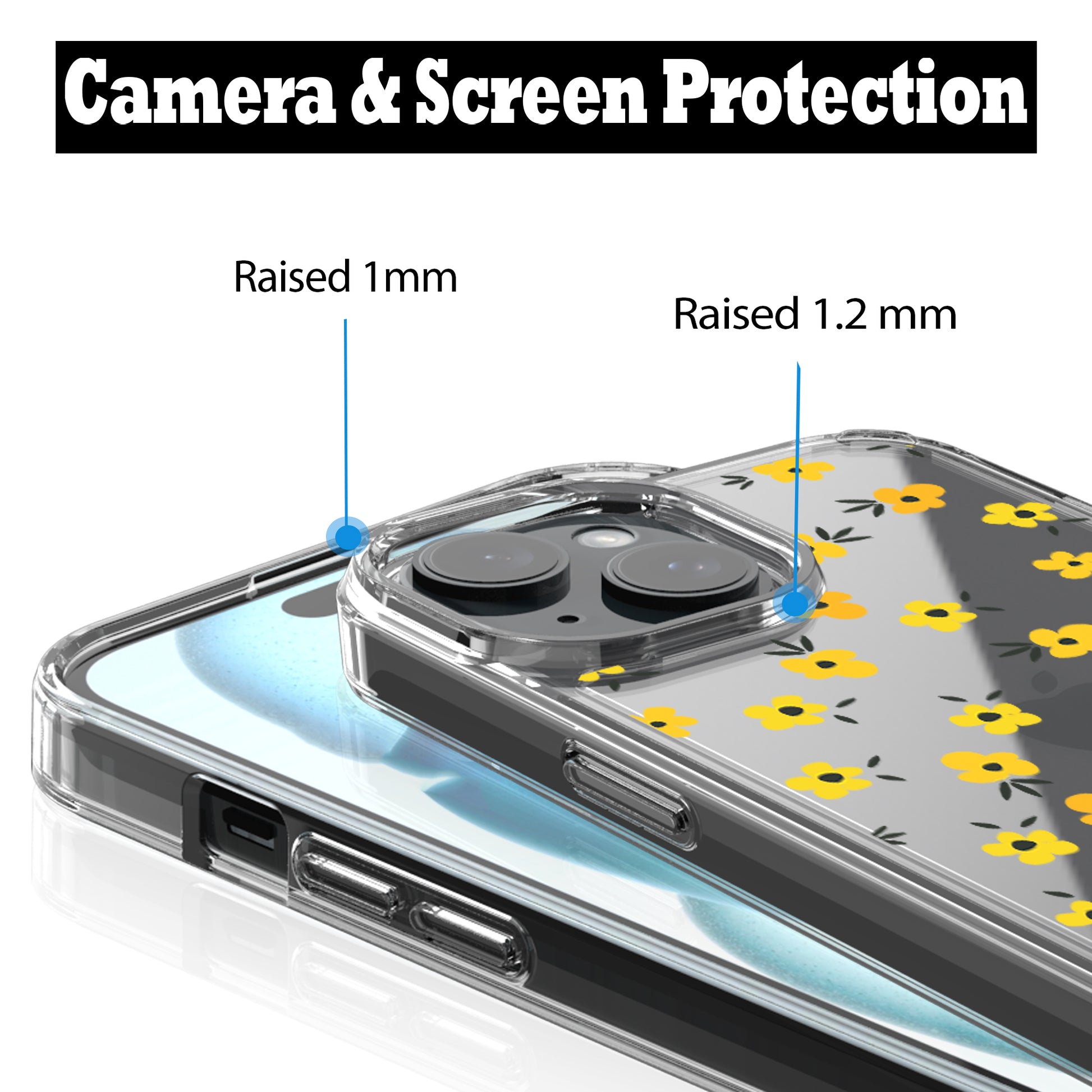 Coque IPhone 15 Skinnydip - Modèle Floral Daisy, Finition Mate Transparente, Protection Antichoc Coque Antichoc Fine Coque IPhone 15 Skinnydip - Modèle Floral Daisy, Finition Mate Transparente, Protection Antichoc Coque Antichoc Fine
