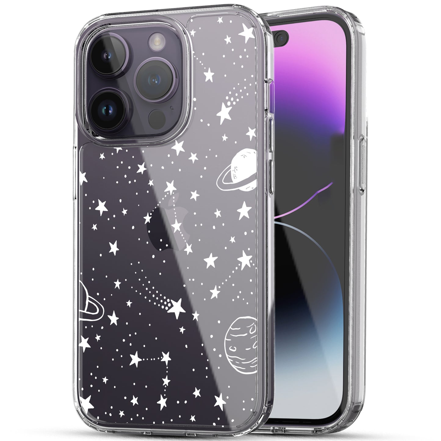 iPhone 14 Pro Case, Anti-Scratch Clear Case -  Universe