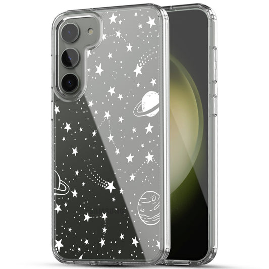 Samsung Galaxy S23 Plus Case, Anti-Scratch Clear Case with Design - Universe