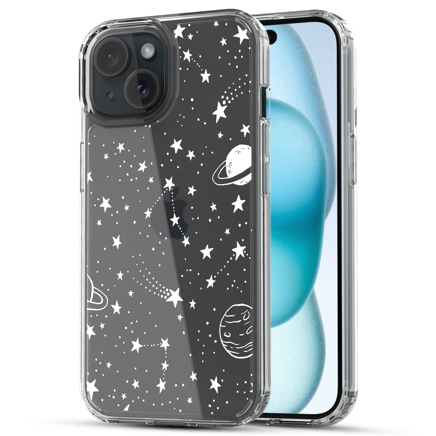 iPhone 15 Case, Anti-Scratch Clear Case - Universe