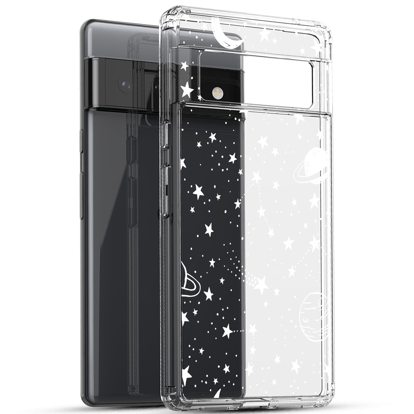 Google Pixel 6 Pro Case, Anti-Scratch Clear Case - Universe