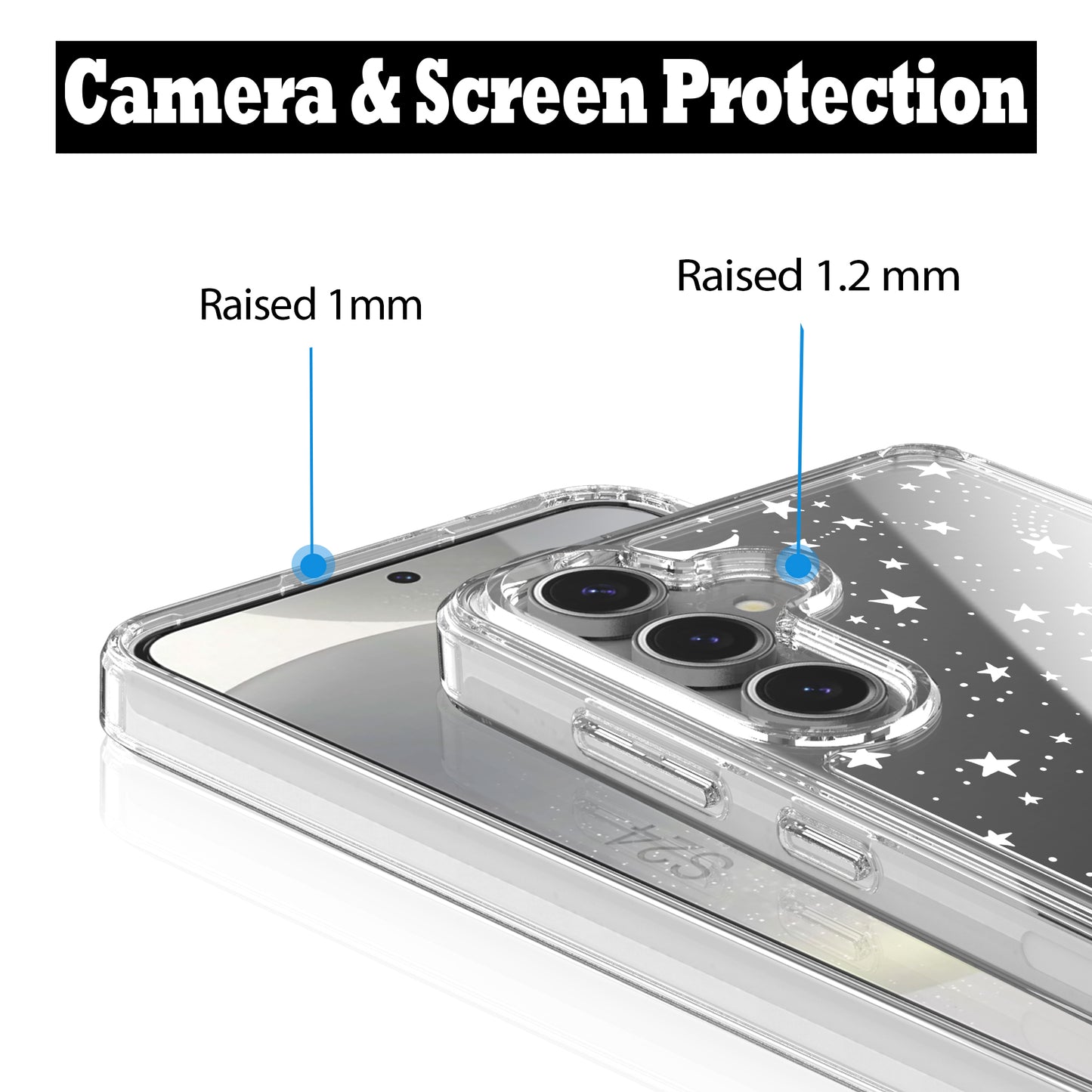 Samsung Galaxy S24 Case, Anti-Scratch Clear Case with Design - Universe