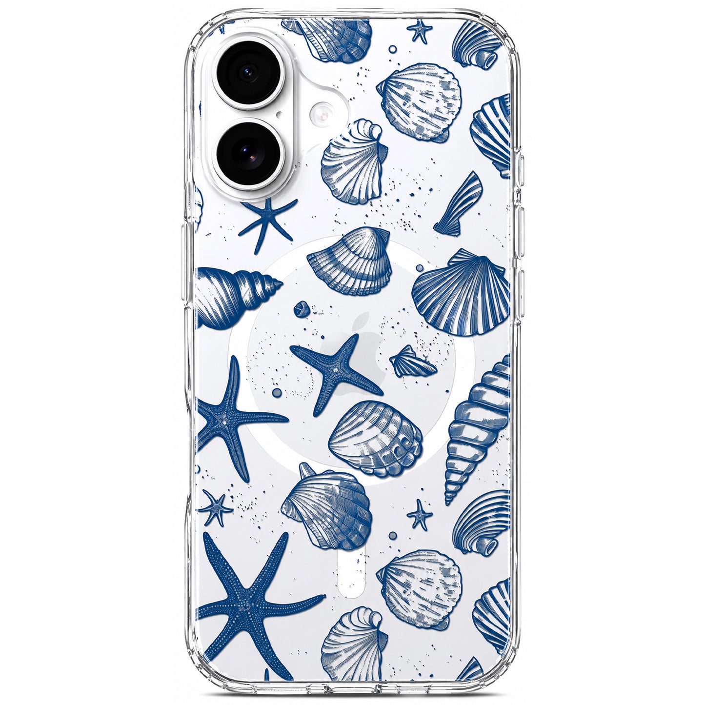iPhone 17 Case, Anti-Scratch Clear Case - Cute Ocean Beach