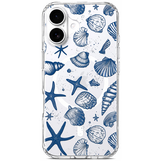 iPhone 17 Case, Anti-Scratch Clear Case - Cute Ocean Beach
