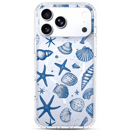 iPhone 17 Pro Max Case, Anti-Scratch Clear Case - Cute Ocean Beach