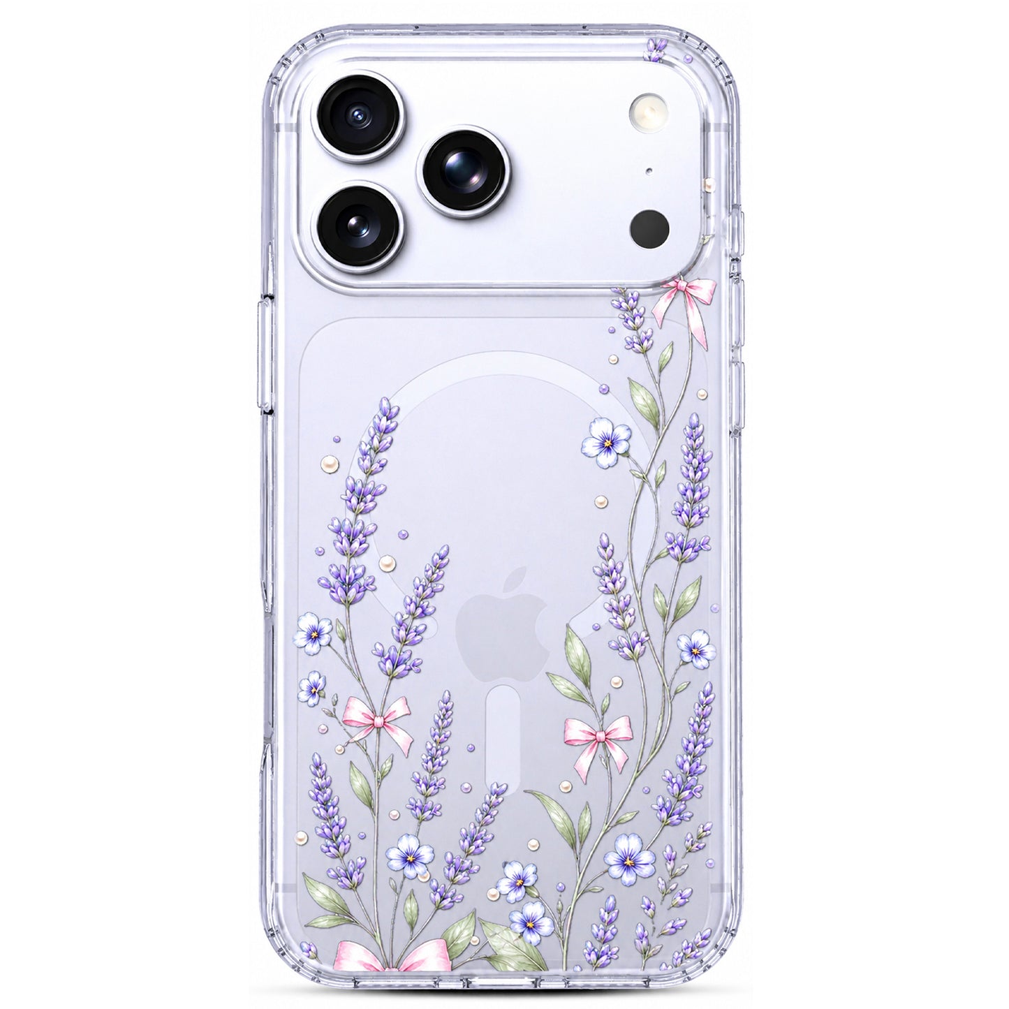 iPhone 17 Pro Case, Anti-Scratch Clear Case - Purple Lavender