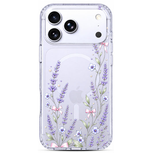 iPhone 17 Pro Max Case, Anti-Scratch Clear Case - Purple Lavender