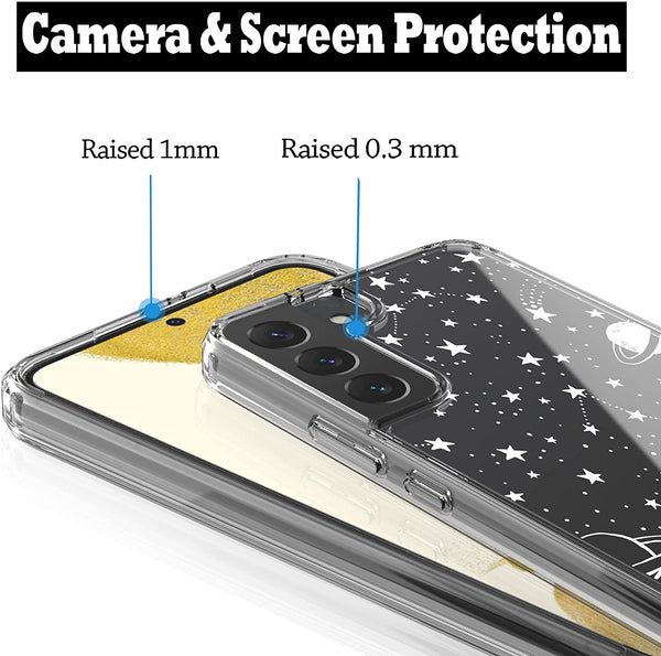 Samsung Galaxy S22 Plus (5G) Case, Anti-Scratch Clear Case - Universe