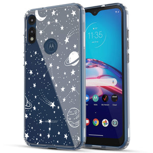 Motorola Moto E (2020) Case, Anti-Scratch Clear Case - Universe