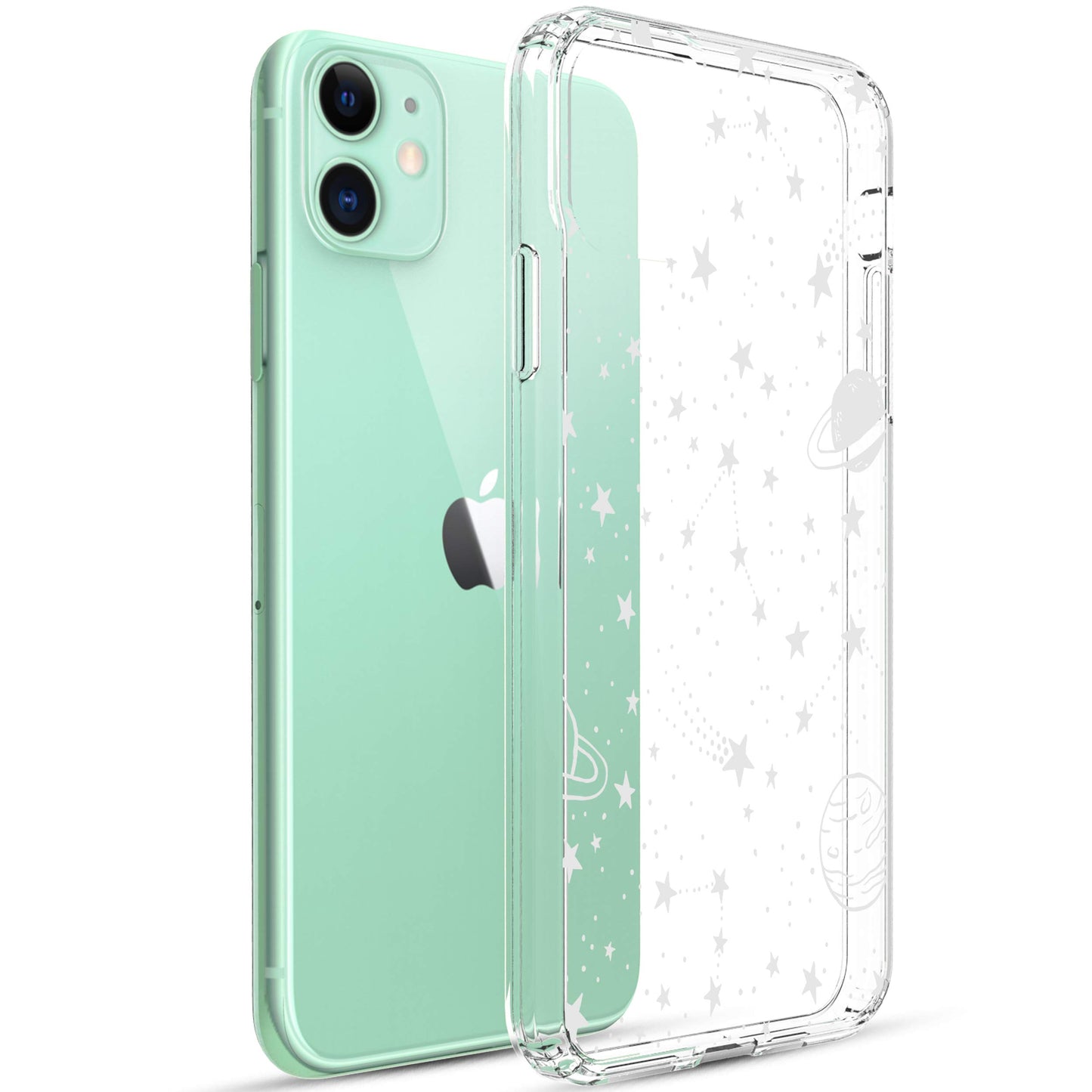 iPhone 11 Case, Anti-Scratch Clear Case - Universe