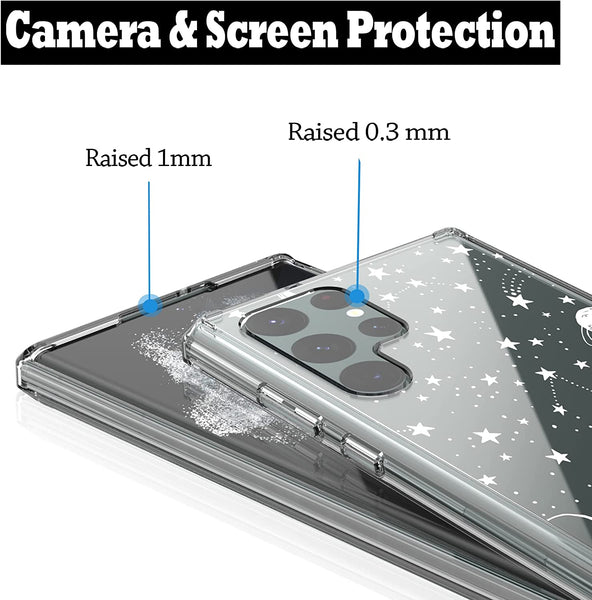 Samsung Galaxy S22 Ultra (5G) Case, Anti-Scratch Clear Case - Universe
