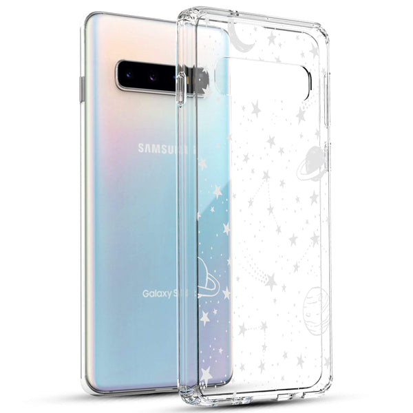 Samsung Galaxy S10 Case, Anti-Scratch Clear Case - Universe