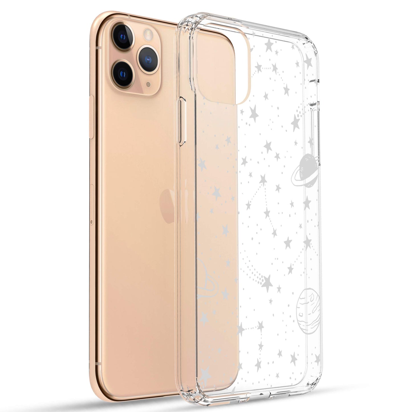 iPhone 11 Pro Max Case, Anti-Scratch Clear Case - Universe