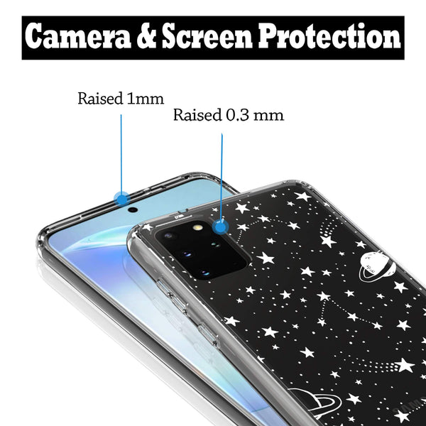 Samsung Galaxy S20+ Case, Anti-Scratch Clear Case - Universe