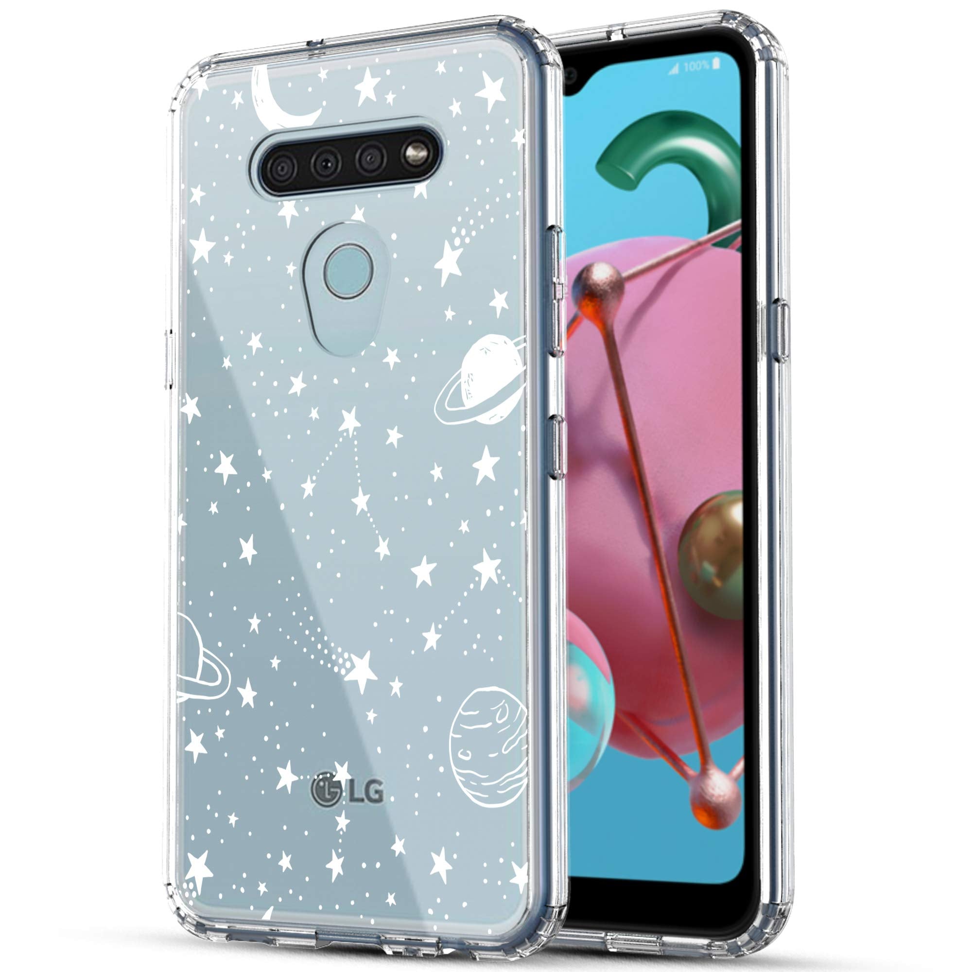 LG K51 Case, Anti-Scratch Clear Case - Universe