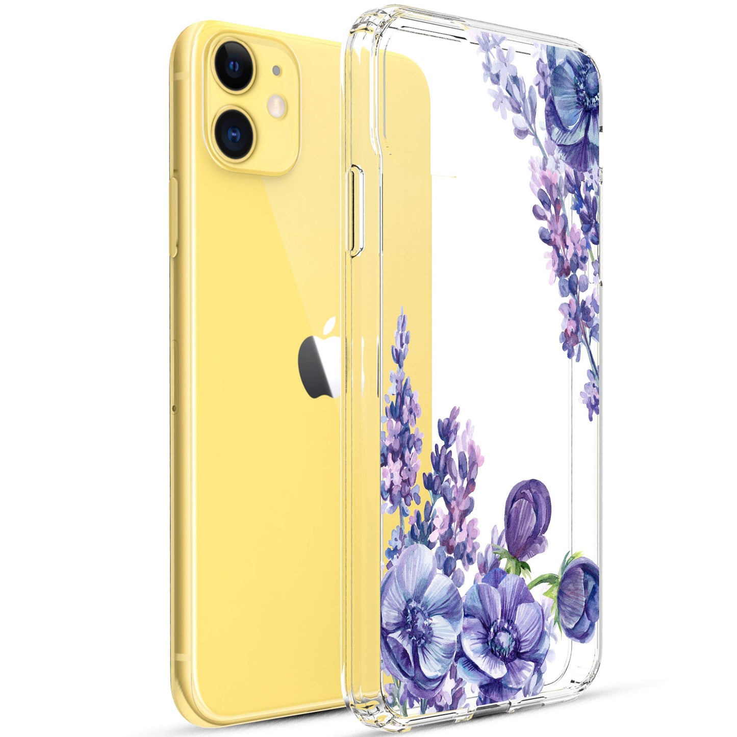 iPhone 11 Case, Anti-Scratch Clear Case - Lavender