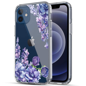 iPhone 12 Mini Case, Anti-Scratch Clear Case - Lavender