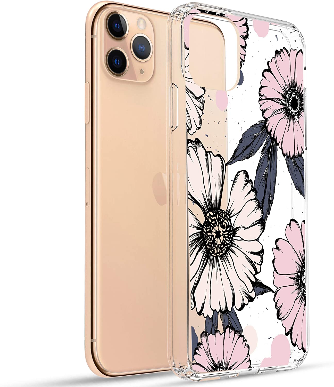 iPhone 11 Pro Case, Anti-Scratch Clear Case - Sunflowers