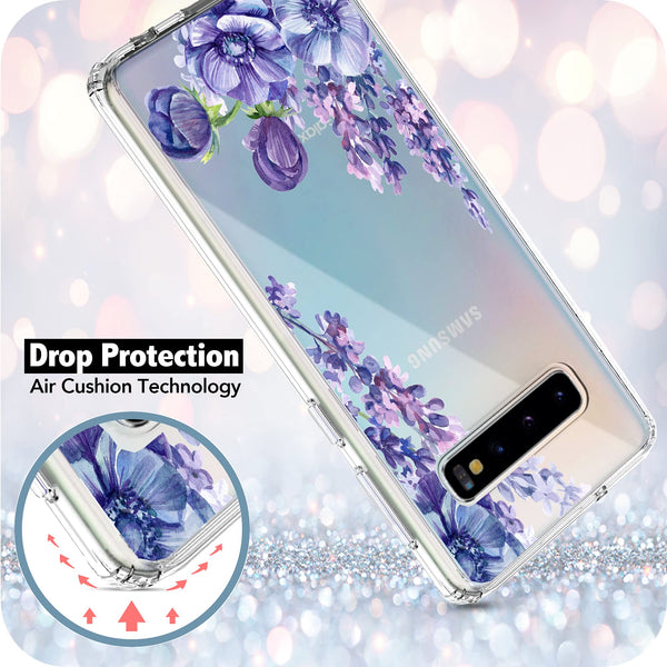 Samsung Galaxy S10 Case, Anti-Scratch Clear Case - Lavender