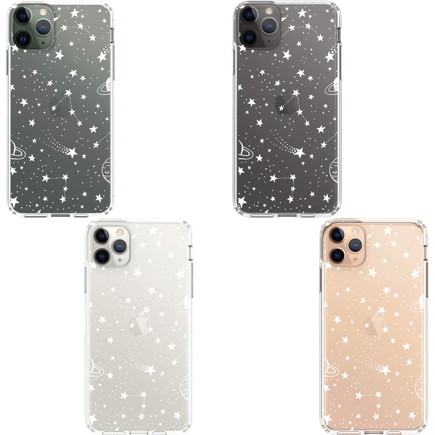 iPhone 11 Pro Max Case, Anti-Scratch Clear Case - Universe