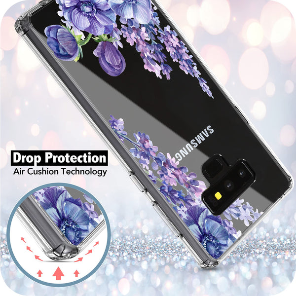 Samsung Galaxy Note 9 Case, Anti-Scratch Clear Case - Lavender