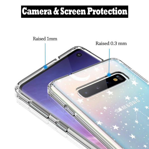 Samsung Galaxy S10 Plus Case, Anti-Scratch Clear Case - Universe