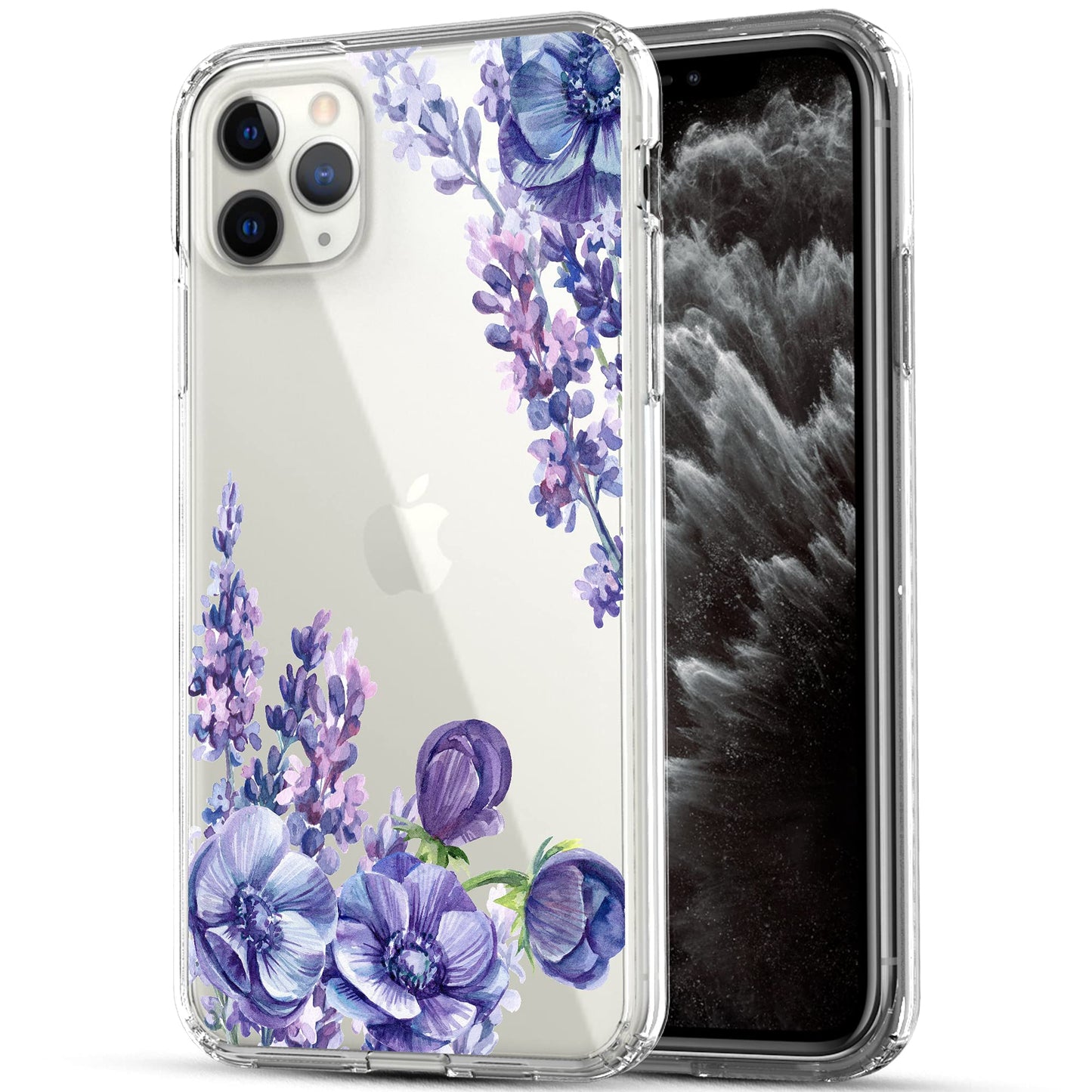 iPhone 11 Pro Max Case, Anti-Scratch Clear Case - Lavender