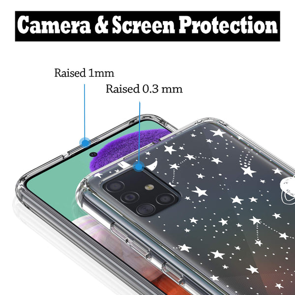 Samsung Galaxy A71 (5G) Case, Anti-Scratch Clear Case - Universe