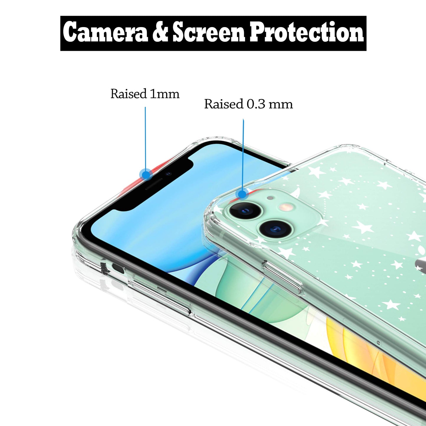 iPhone 11 Case, Anti-Scratch Clear Case - Universe