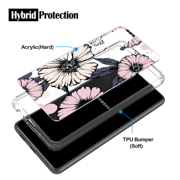 Samsung Galaxy S20+ Case, Anti-Scratch Clear Case - Sunflowers