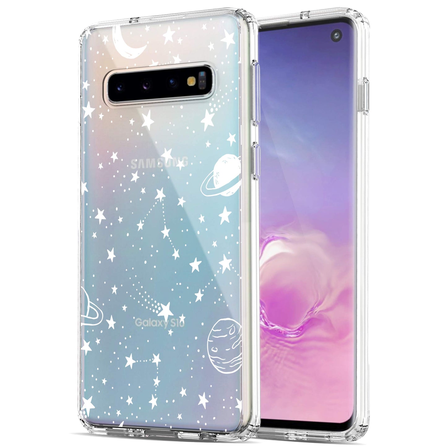 Samsung Galaxy S10 Case, Anti-Scratch Clear Case - Universe