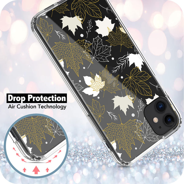 iPhone 11 Case, Anti-Scratch Clear Case - Maple Leaf