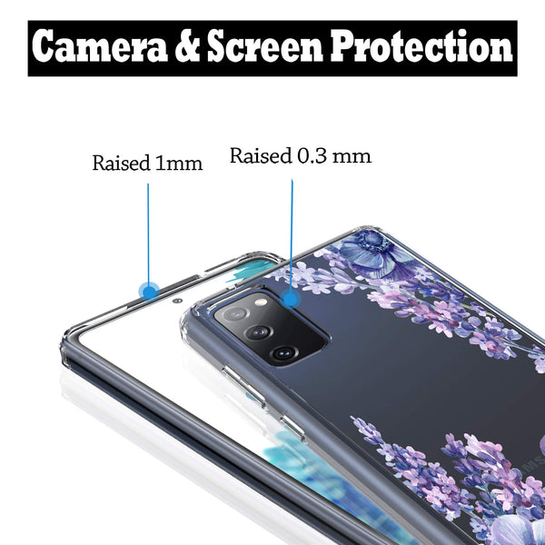 Samsung Galaxy S20 Fe 5G Case, Anti-Scratch Clear Case - Lavender