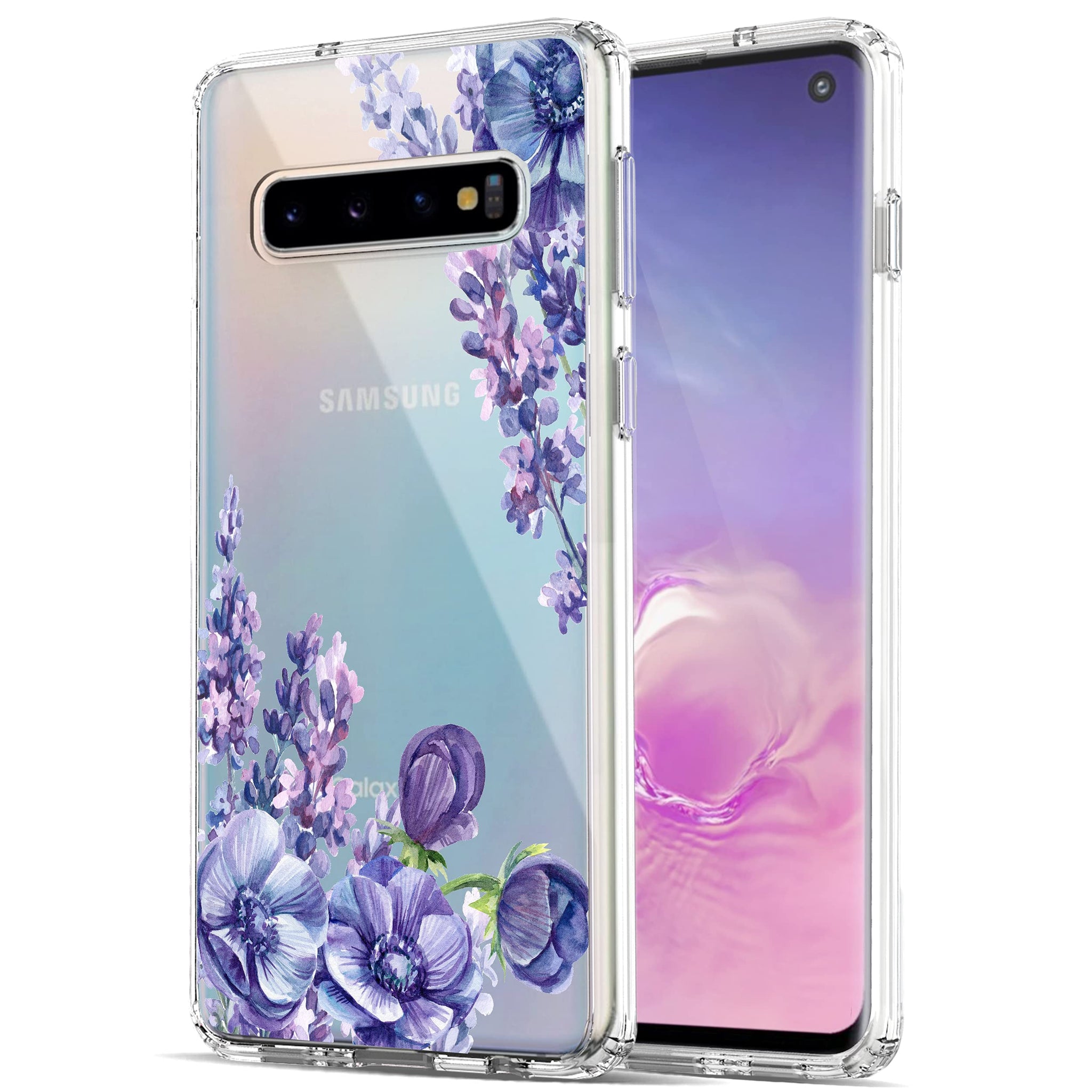 Samsung Galaxy S10 Case, Anti-Scratch Clear Case - Lavender